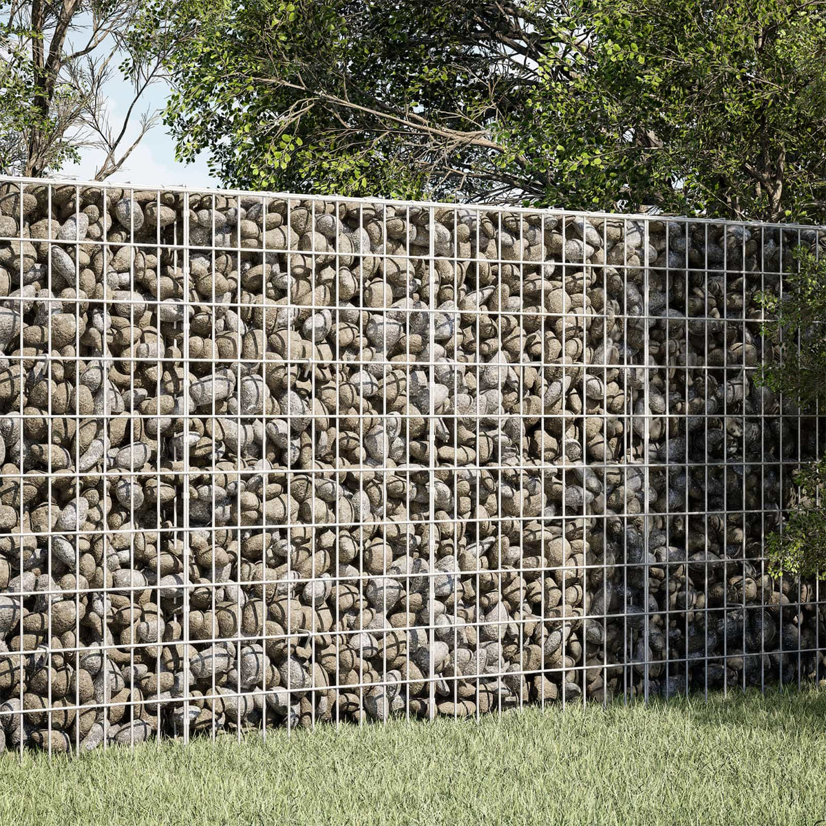 Gabion s žicom debljine 3,5 mm i mrežom 5x10 cm 50x100x100 cm
