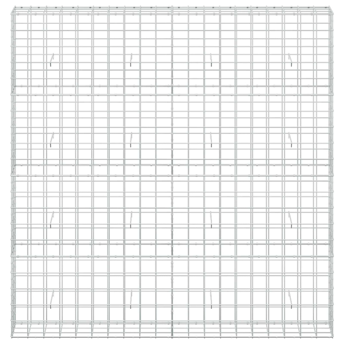 Gabion s žicom debljine 3,5 mm i mrežom 10x10 cm 200x30x200 cm