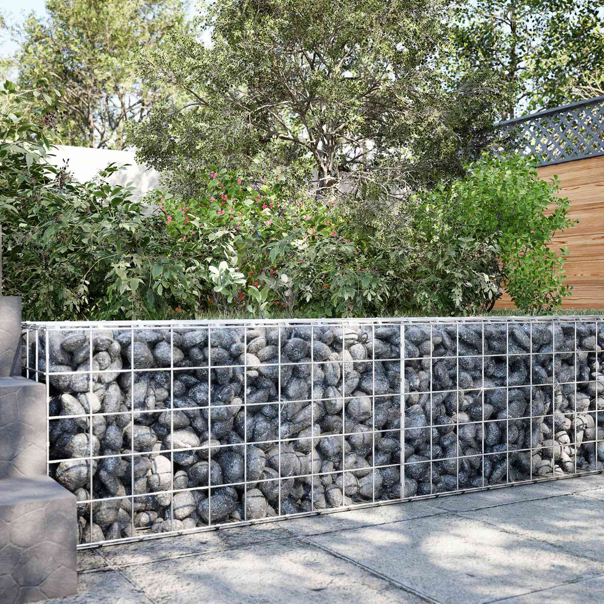 Gabion s žicom debljine 3,5 mm i mrežom 10x10 cm 150x50x50 cm