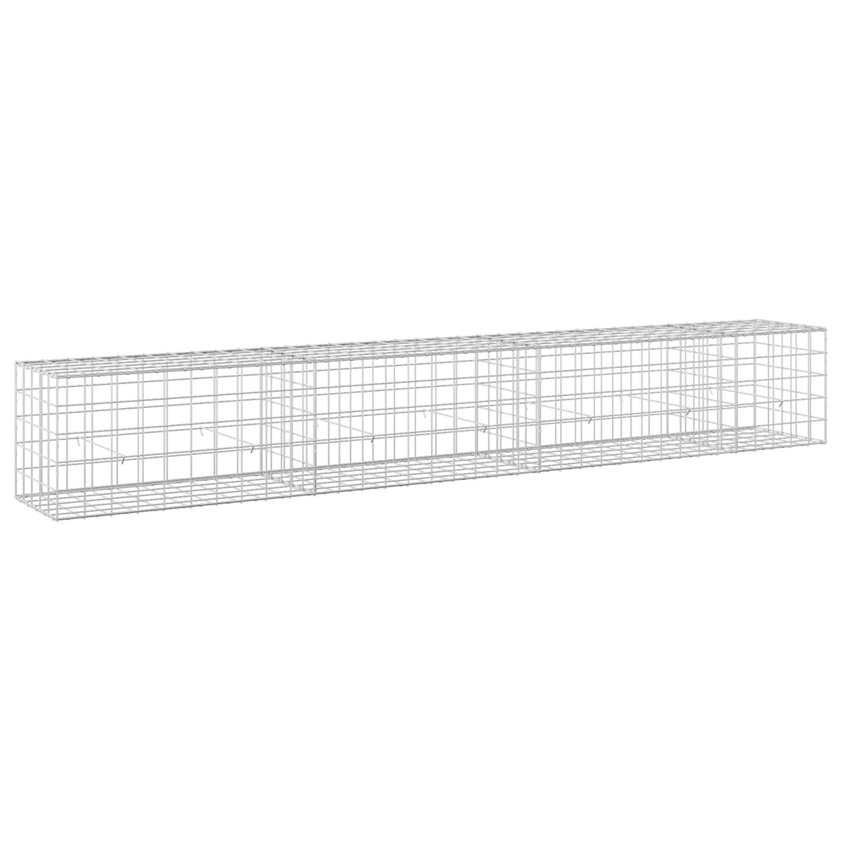 Gabion s žicom debljine 3,5 mm i mrežom 10x10 cm 350x50x50 cm