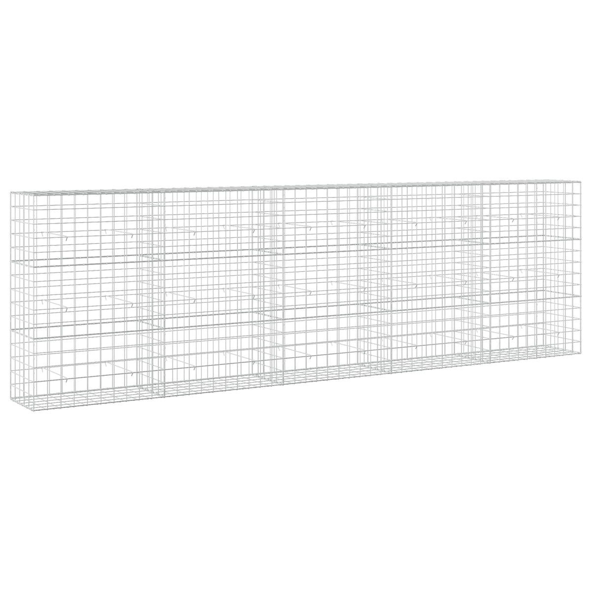 Gabion s žicom debljine 3,5 mm i mrežom 10x10 cm 500x50x150 cm
