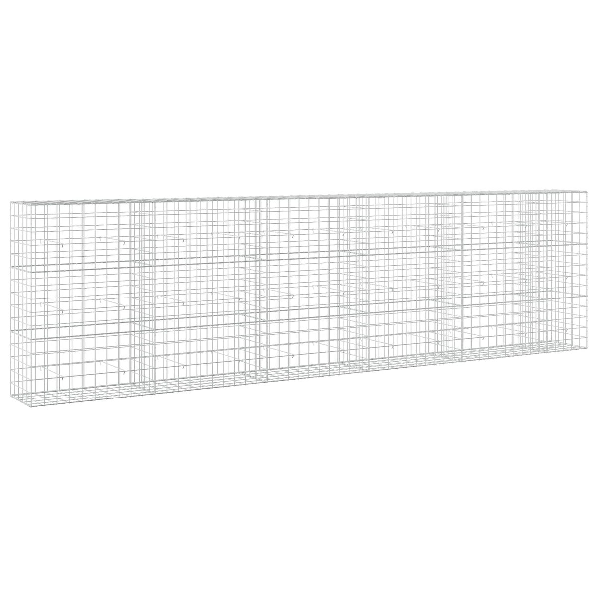 Gabion s žicom debljine 3,5 mm i mrežom 10x10 cm 550x50x150 cm