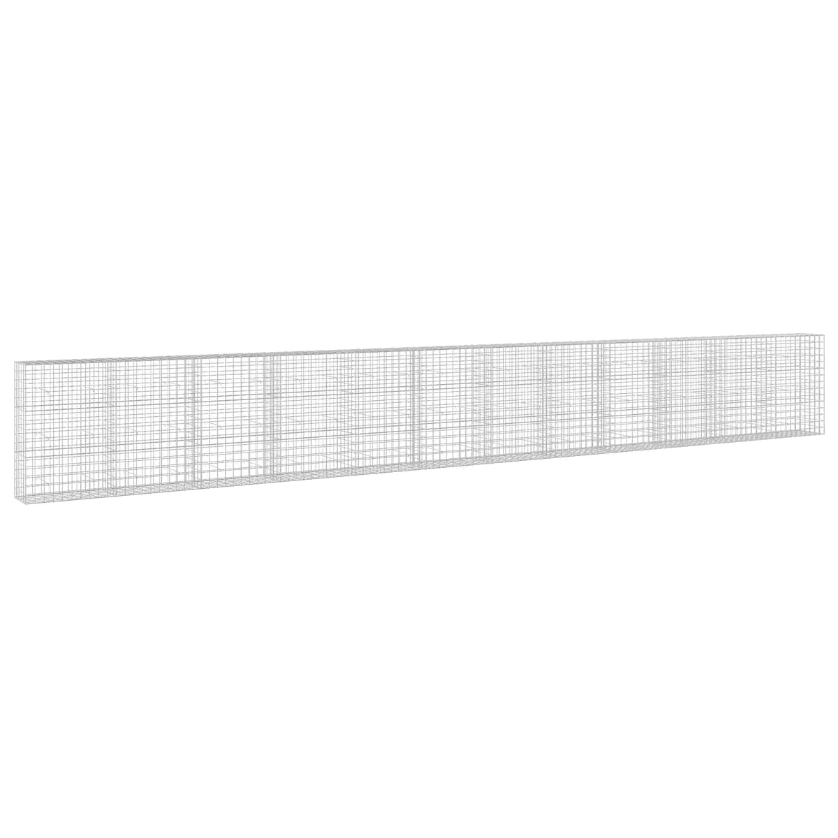 Gabion s žicom debljine 3,5 mm i mrežom 10x10 cm 1200x50x150 cm