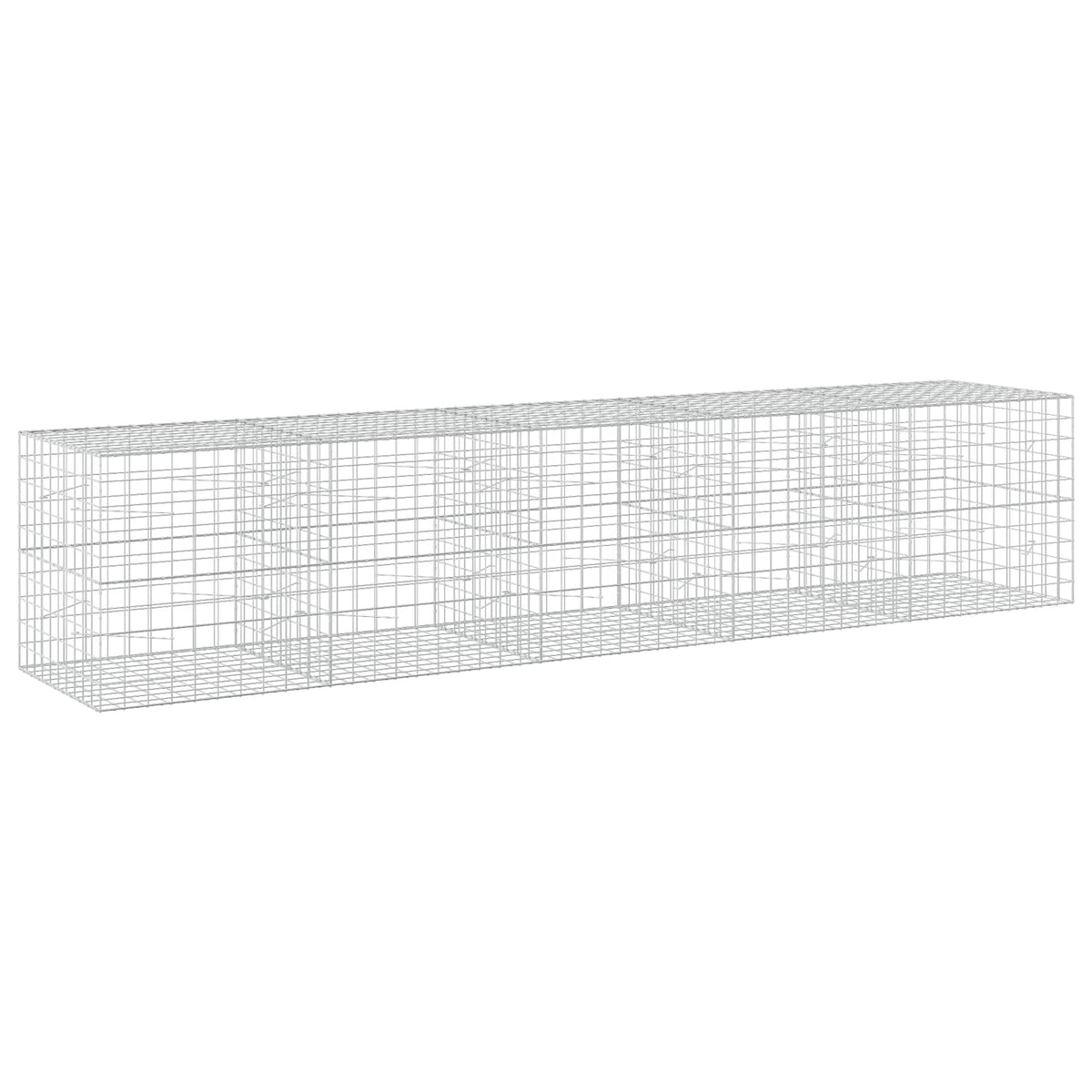Gabion s žicom debljine 3,5 mm i mrežom 10x10 cm 500x100x100 cm