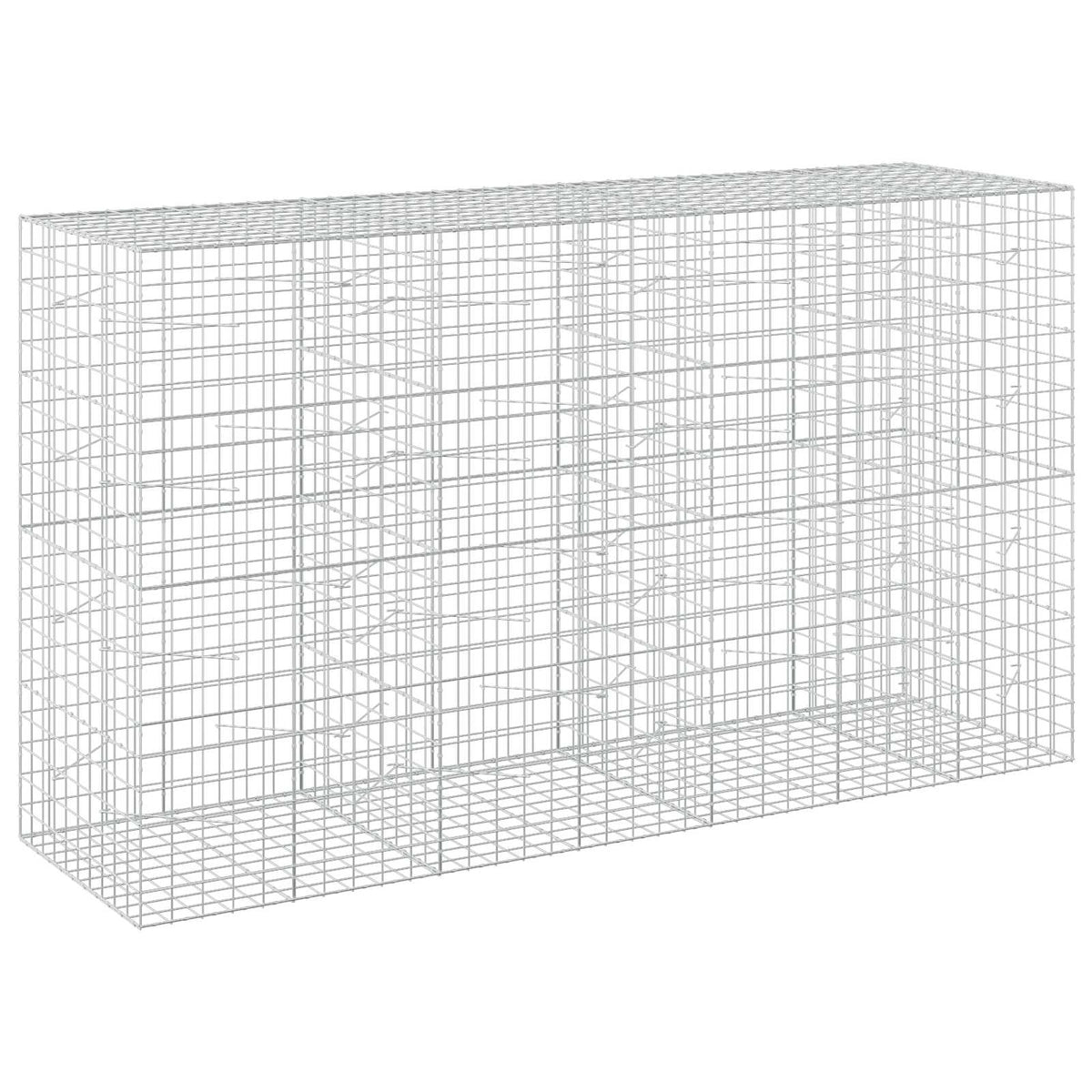 Gabion s žicom debljine 3,5 mm i mrežom 10x10 cm 350x100x200 cm