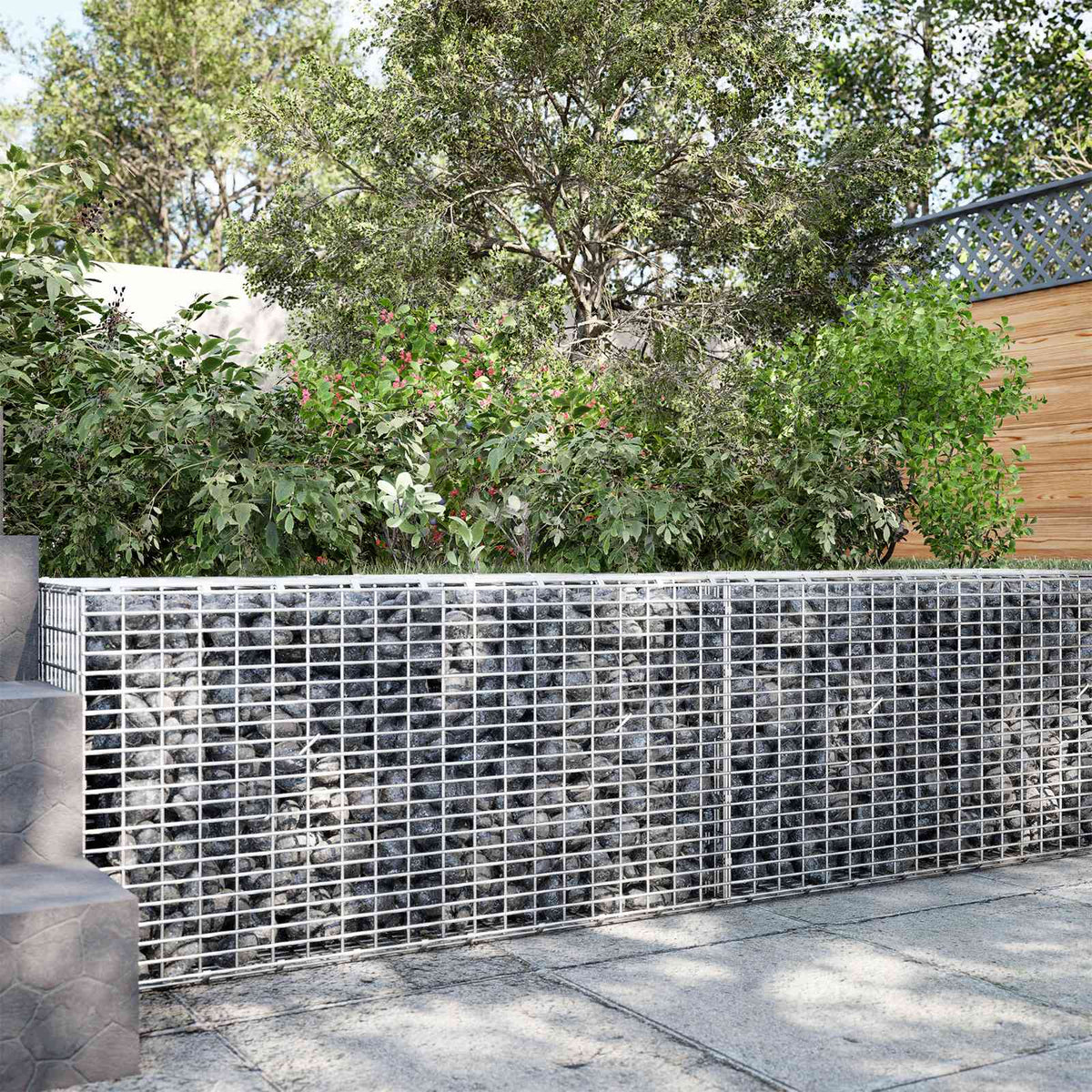 Gabion s žicom debljine 5 mm i mrežom 5x2,5 cm 50x30x100 cm
