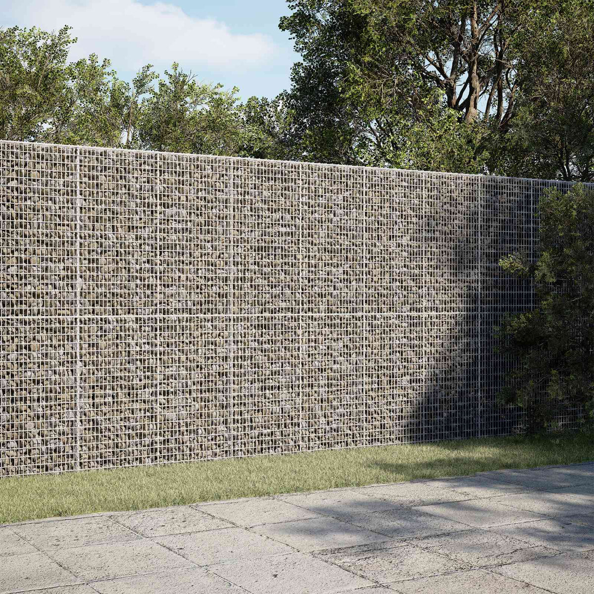 Gabion s žicom debljine 5 mm i mrežom 5x2,5 cm 250x30x200 cm