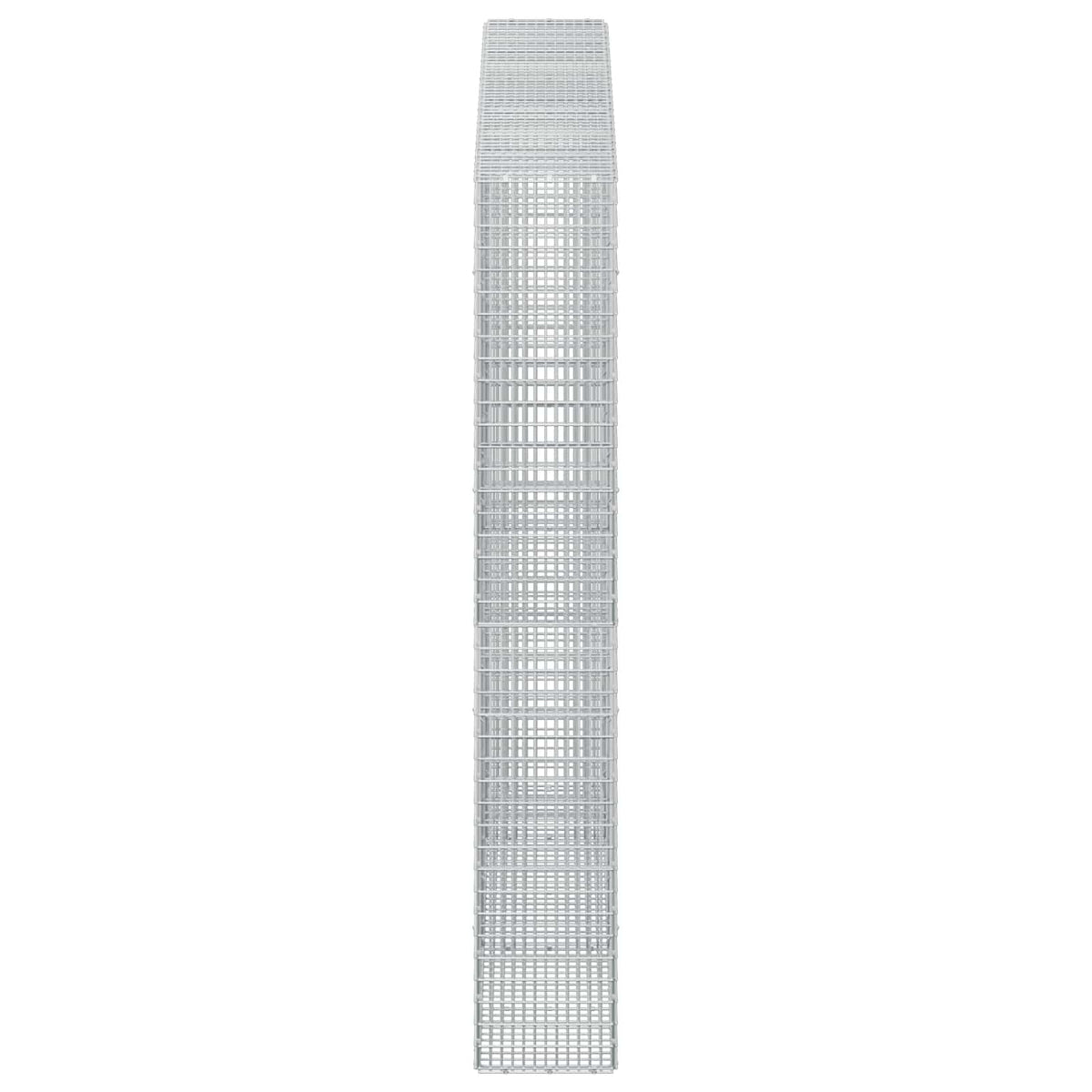 Gabion s žicom debljine 5 mm i mrežom 5x2,5 cm 250x30x200 cm