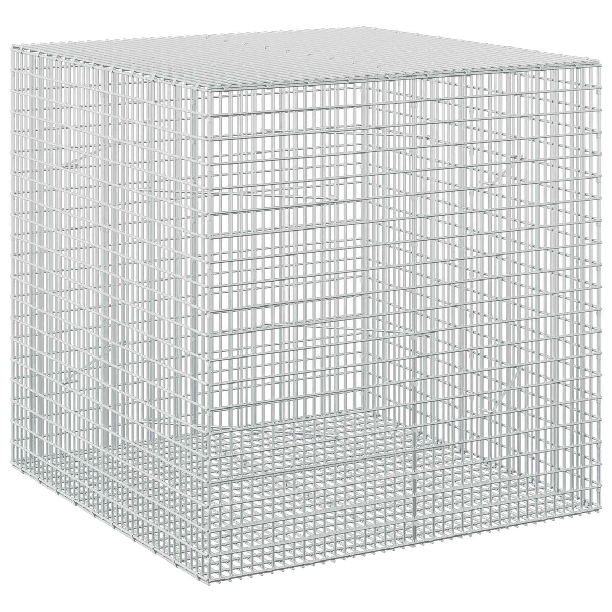 Gabion s žicom debljine 5 mm i mrežom 5x2,5 cm 100x100x100 cm
