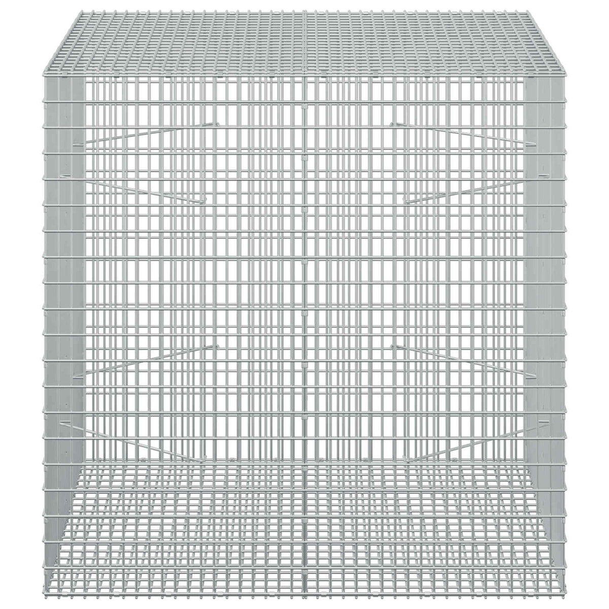 Gabion s žicom debljine 5 mm i mrežom 5x2,5 cm 100x100x100 cm