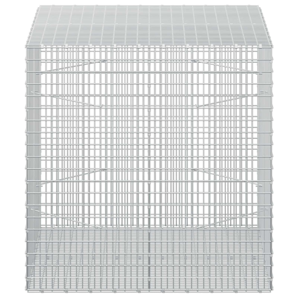 Gabion s žicom debljine 5 mm i mrežom 5x2,5 cm 100x100x100 cm