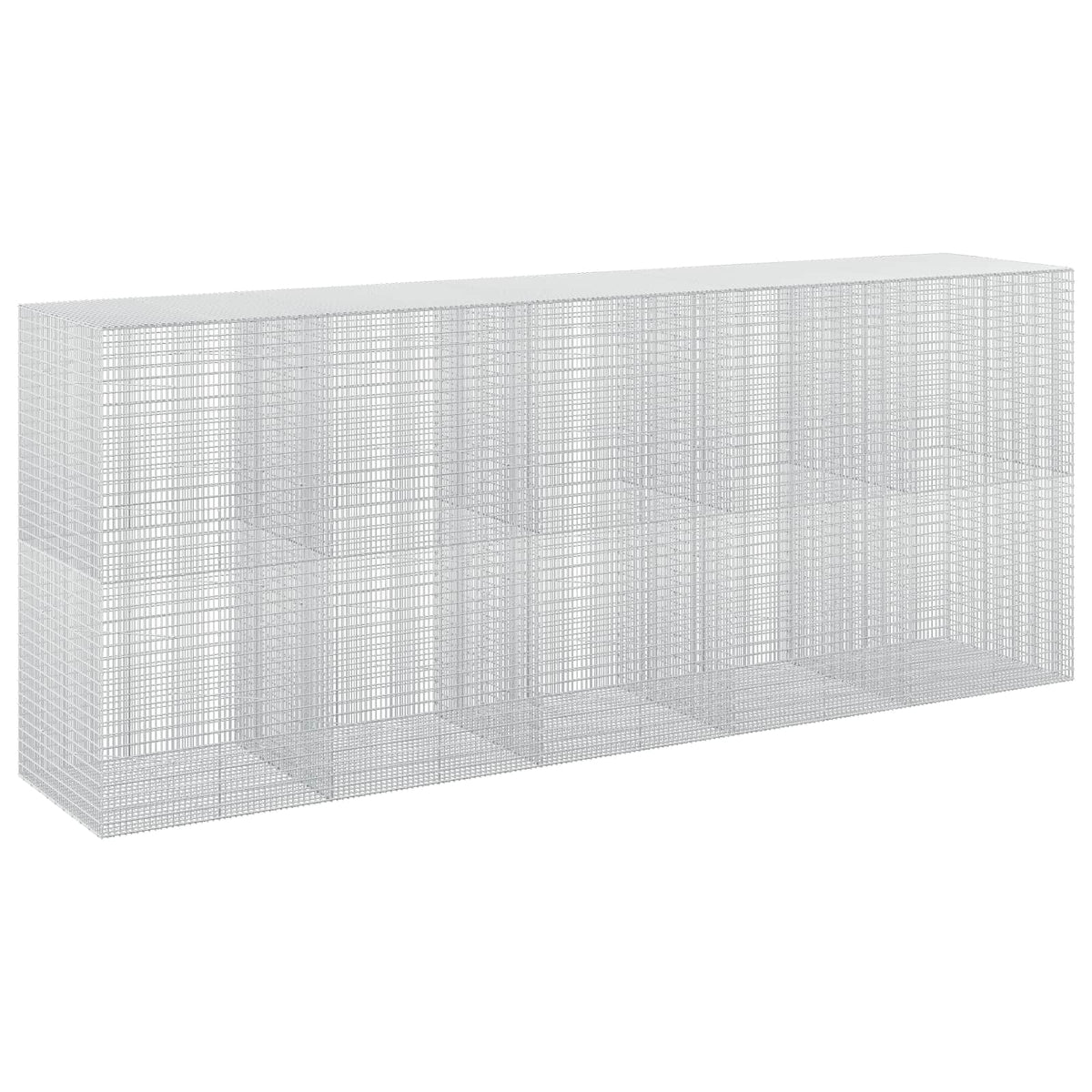 Gabion s žicom debljine 5 mm i mrežom 5x2,5 cm 500x100x200 cm