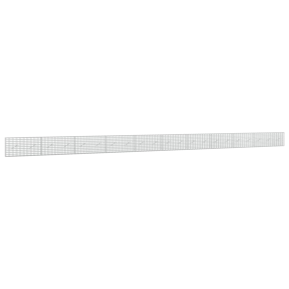 Gabion s žicom debljine 5 mm i mrežom 5x10 cm 1050x10x50 cm