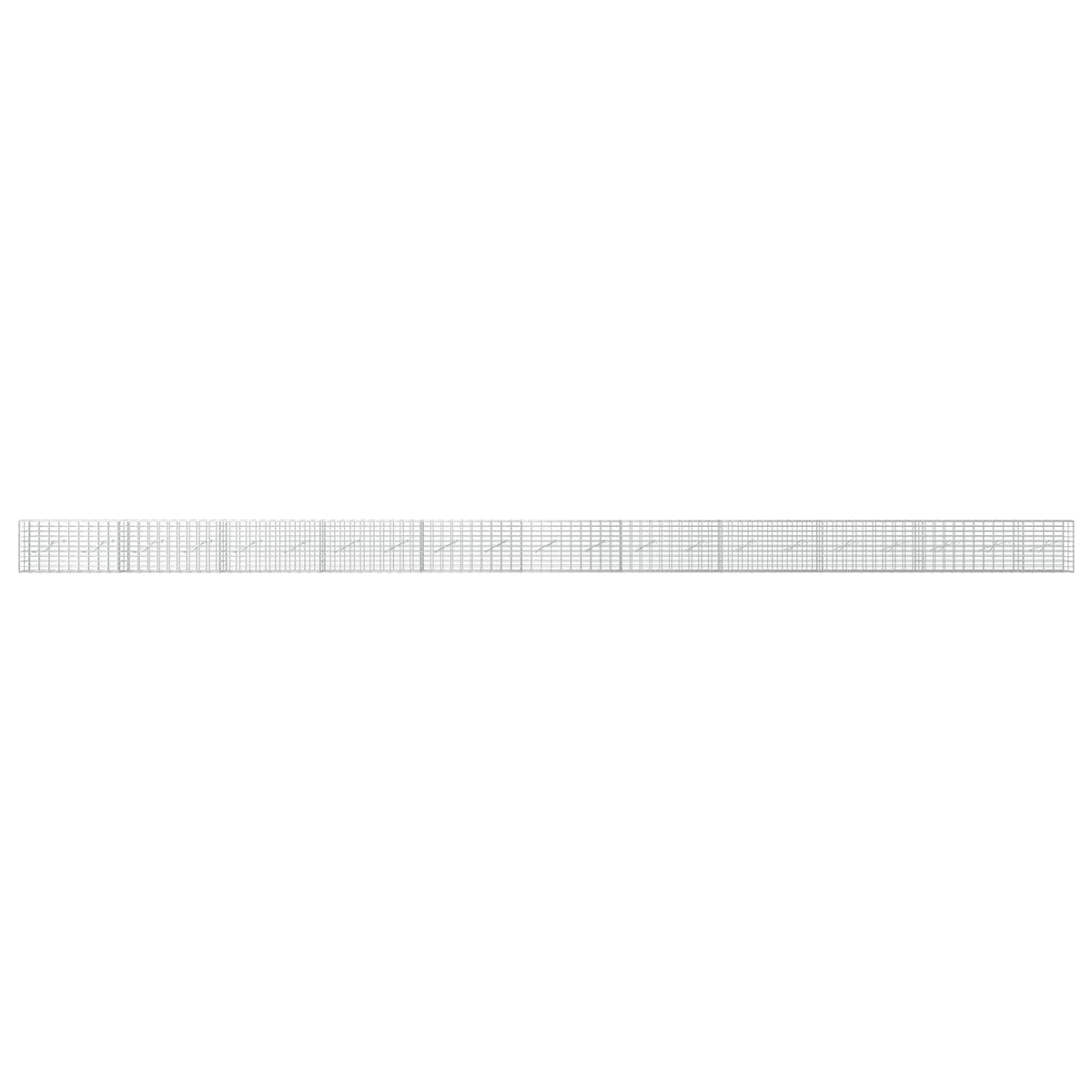 Gabion s žicom debljine 5 mm i mrežom 5x10 cm 1050x10x50 cm