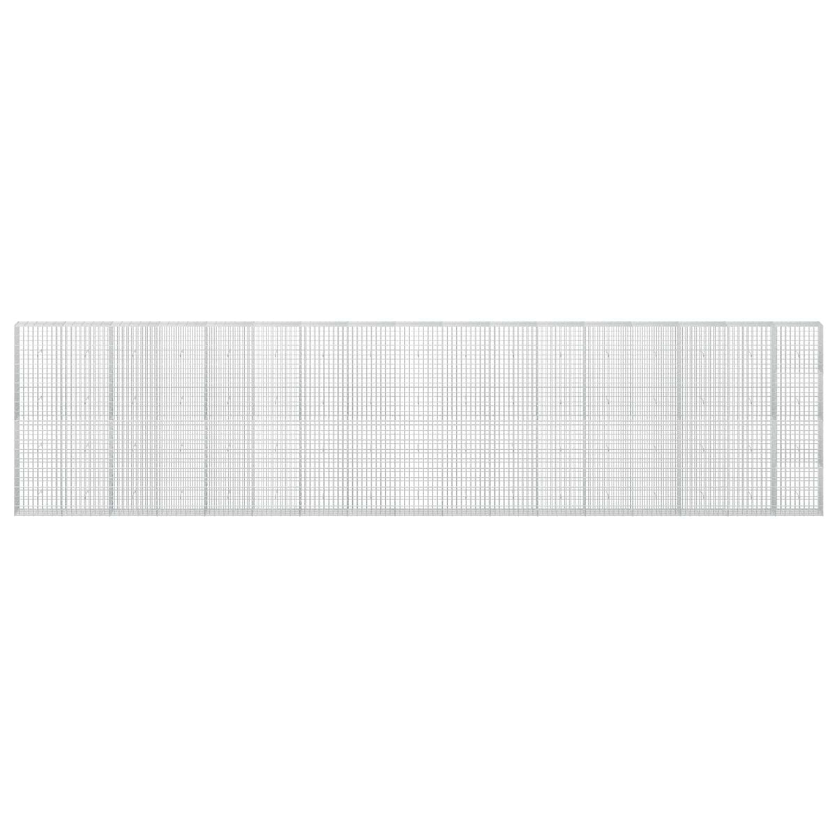 Gabion s žicom debljine 5 mm i mrežom 5x10 cm 850x30x200 cm