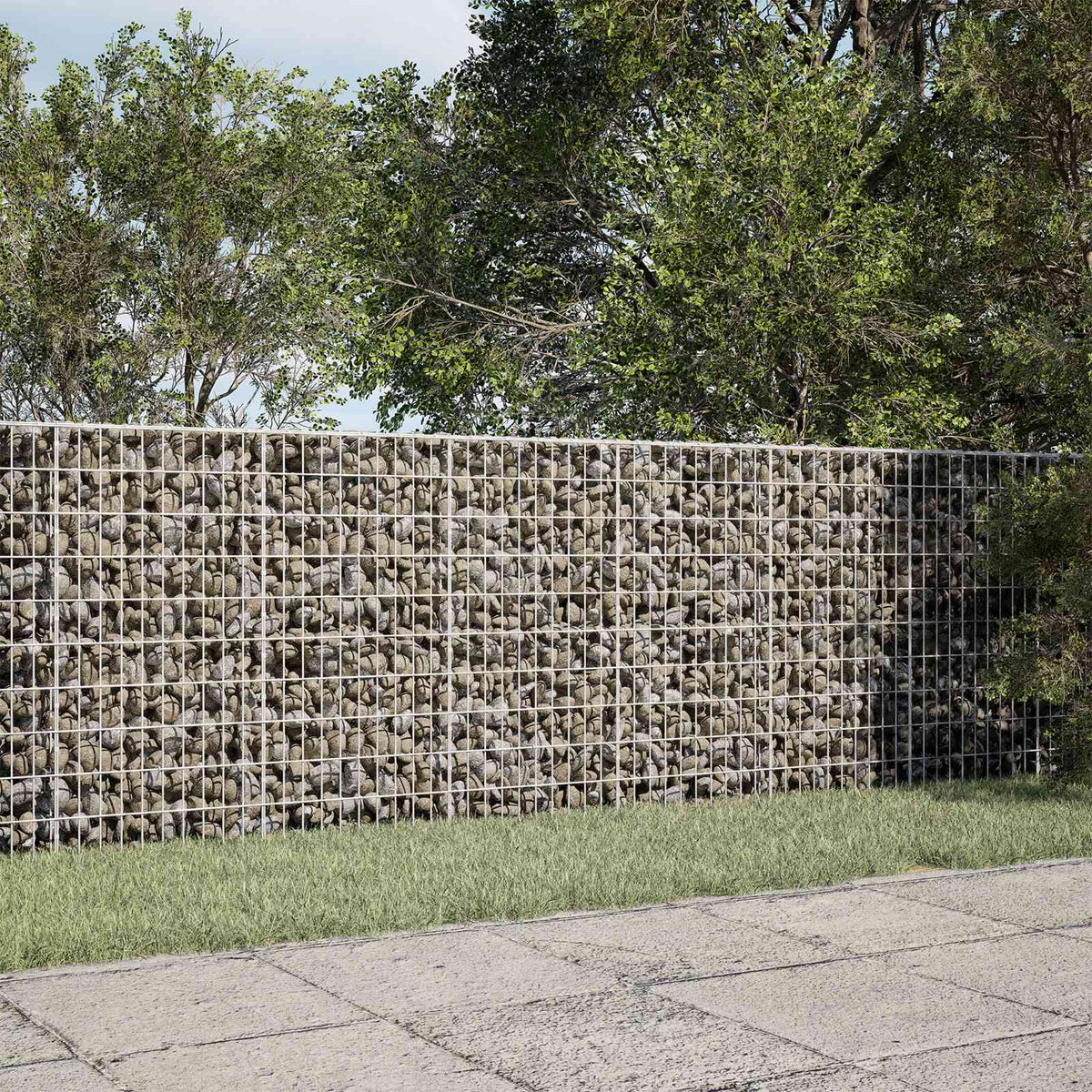 Gabion s žicom debljine 5 mm i mrežom 5x10 cm 200x50x100 cm