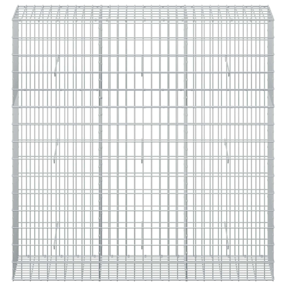 Gabion s žicom debljine 5 mm i mrežom 5x10 cm 150x50x150 cm