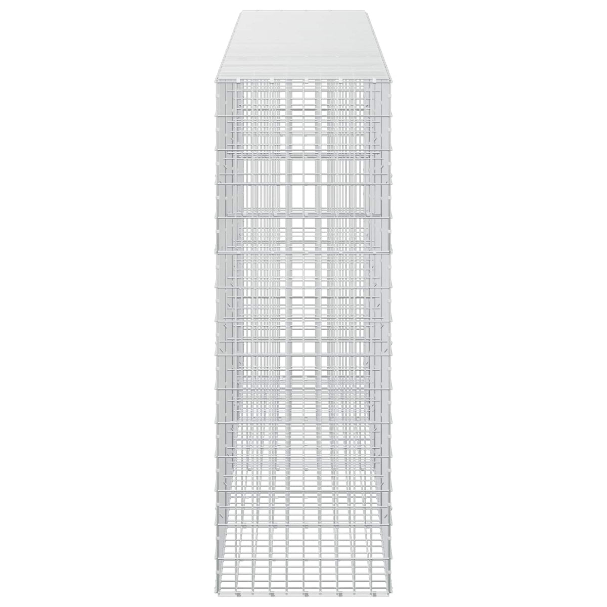 Gabion s žicom debljine 5 mm i mrežom 5x10 cm 400x50x150 cm