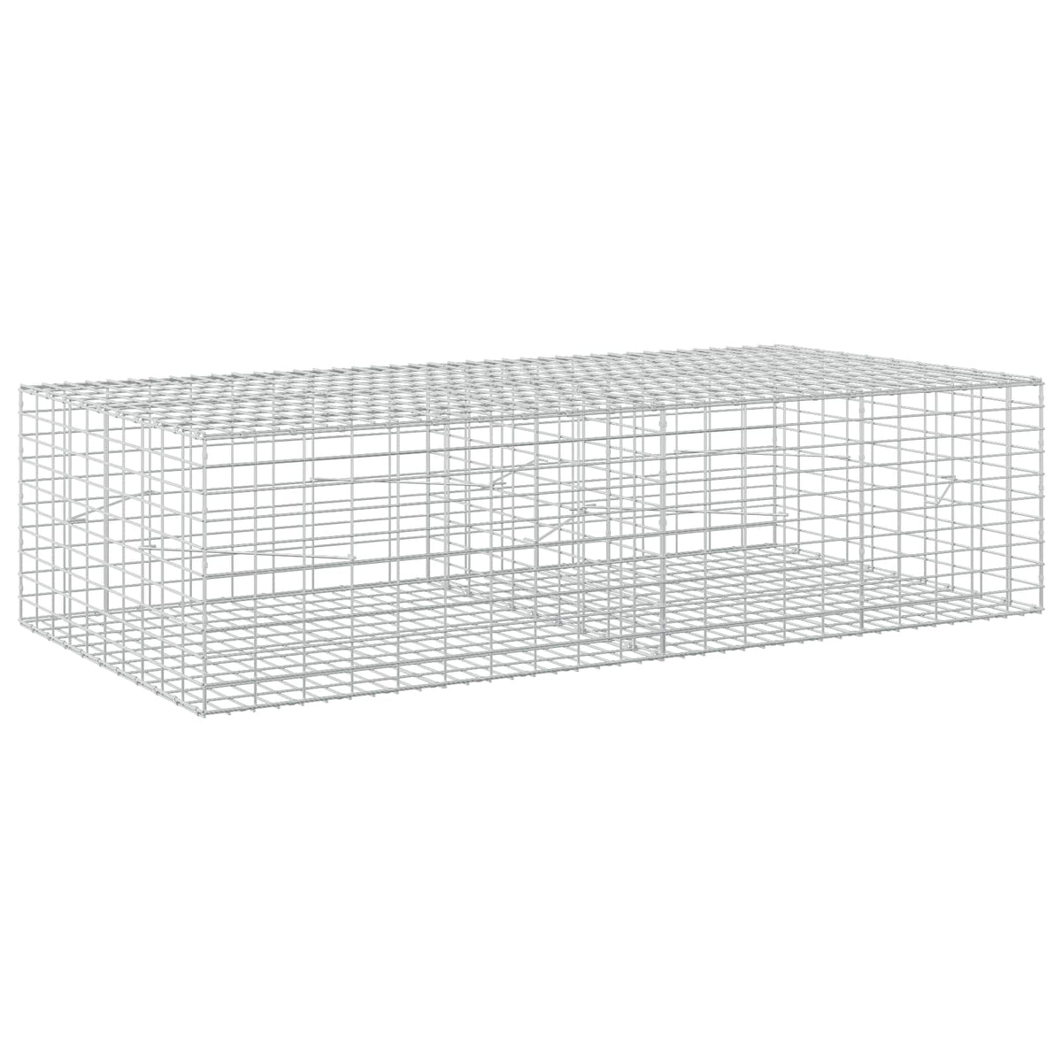 Gabion s žicom debljine 5 mm i mrežom 5x10 cm 200x100x50 cm