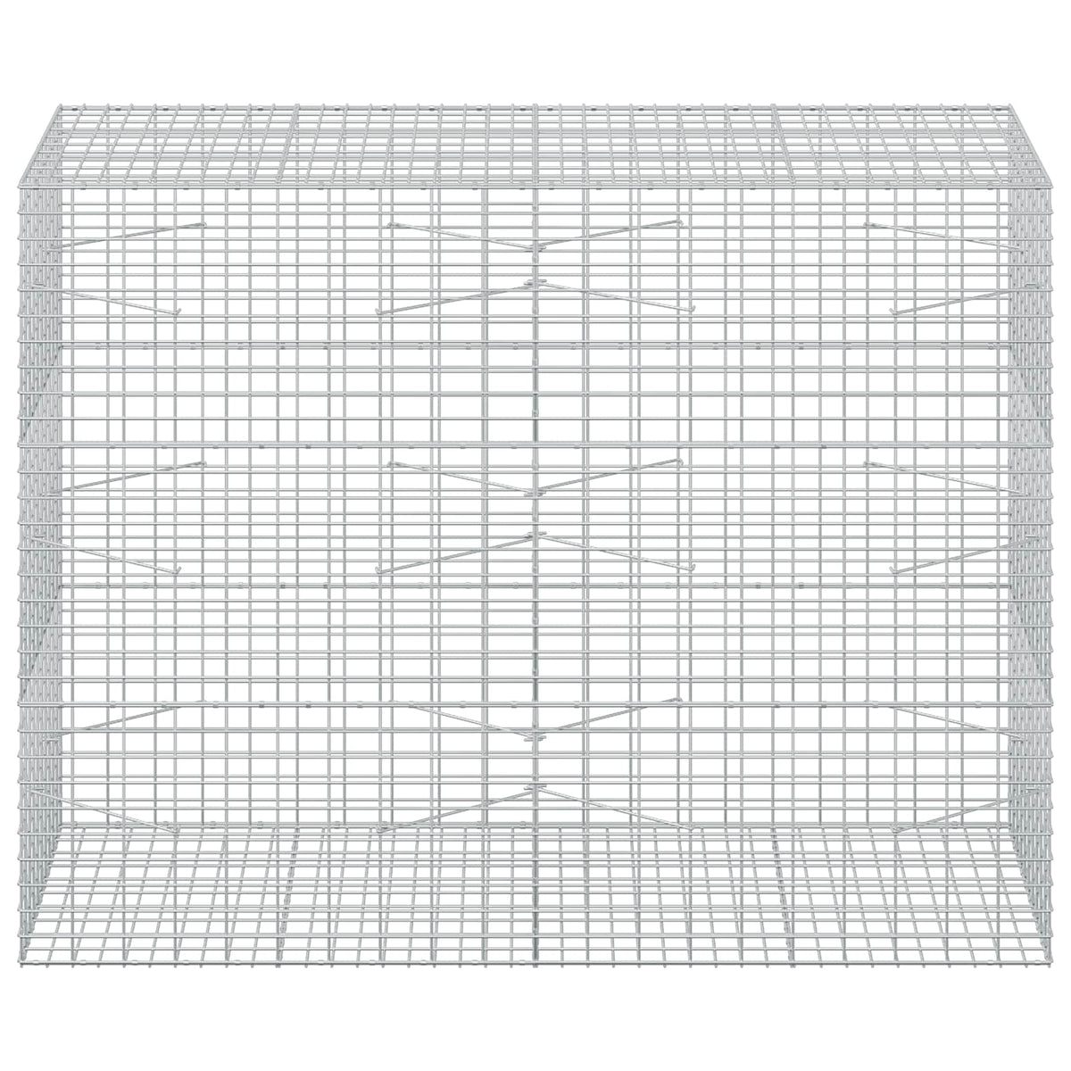Gabion s žicom debljine 5 mm i mrežom 5x10 cm 200x100x150 cm