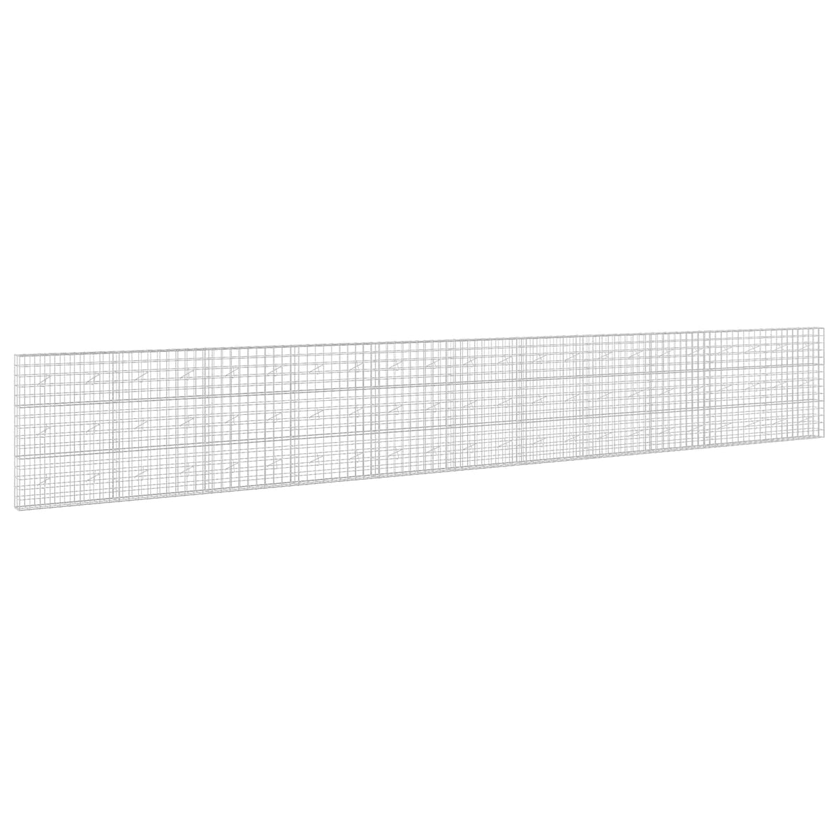 Gabion s žicom debljine 5 mm i mrežom 10x10 cm 1100x20x150 cm