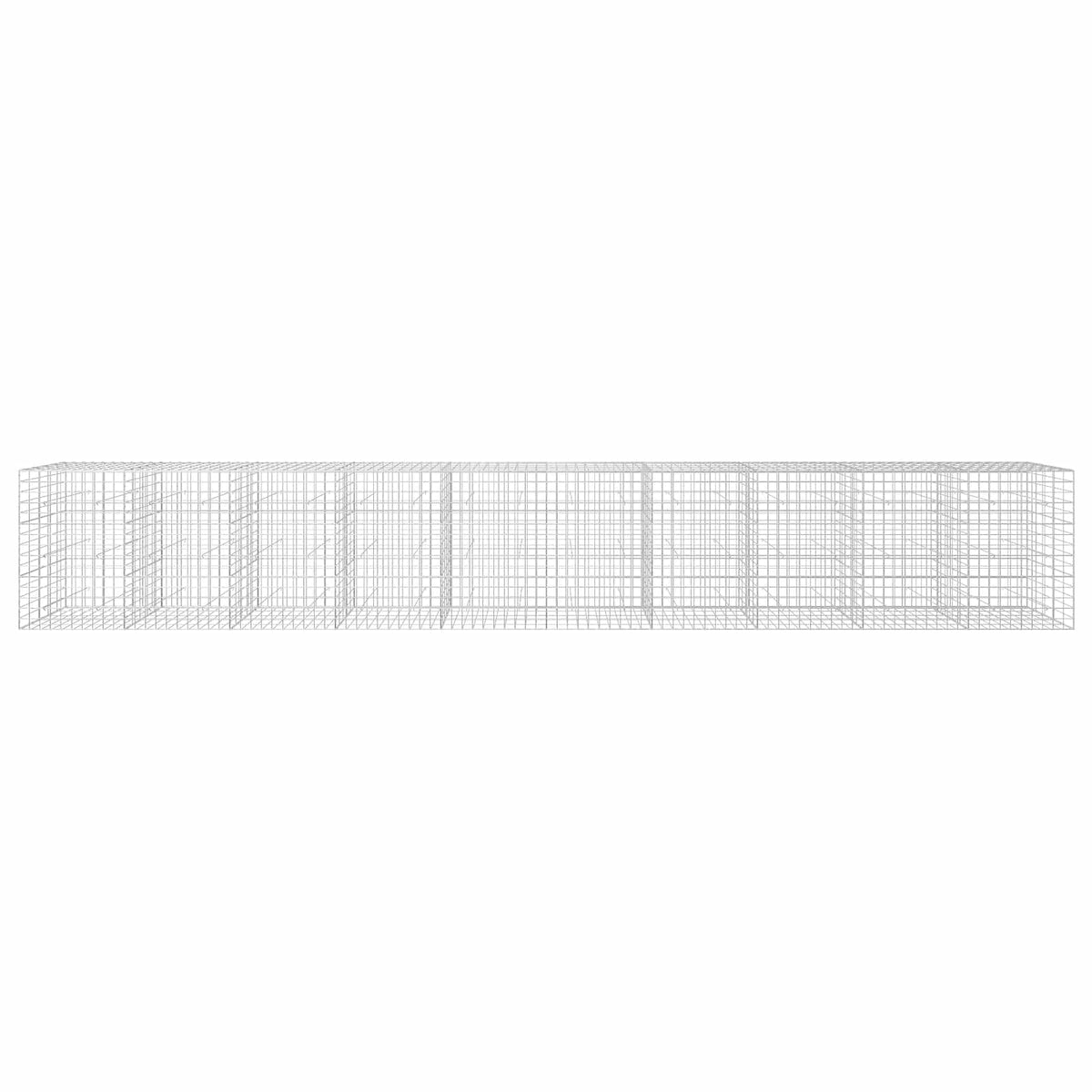 Gabion s žicom debljine 5 mm i mrežom 10x10 cm 1000x50x150 cm