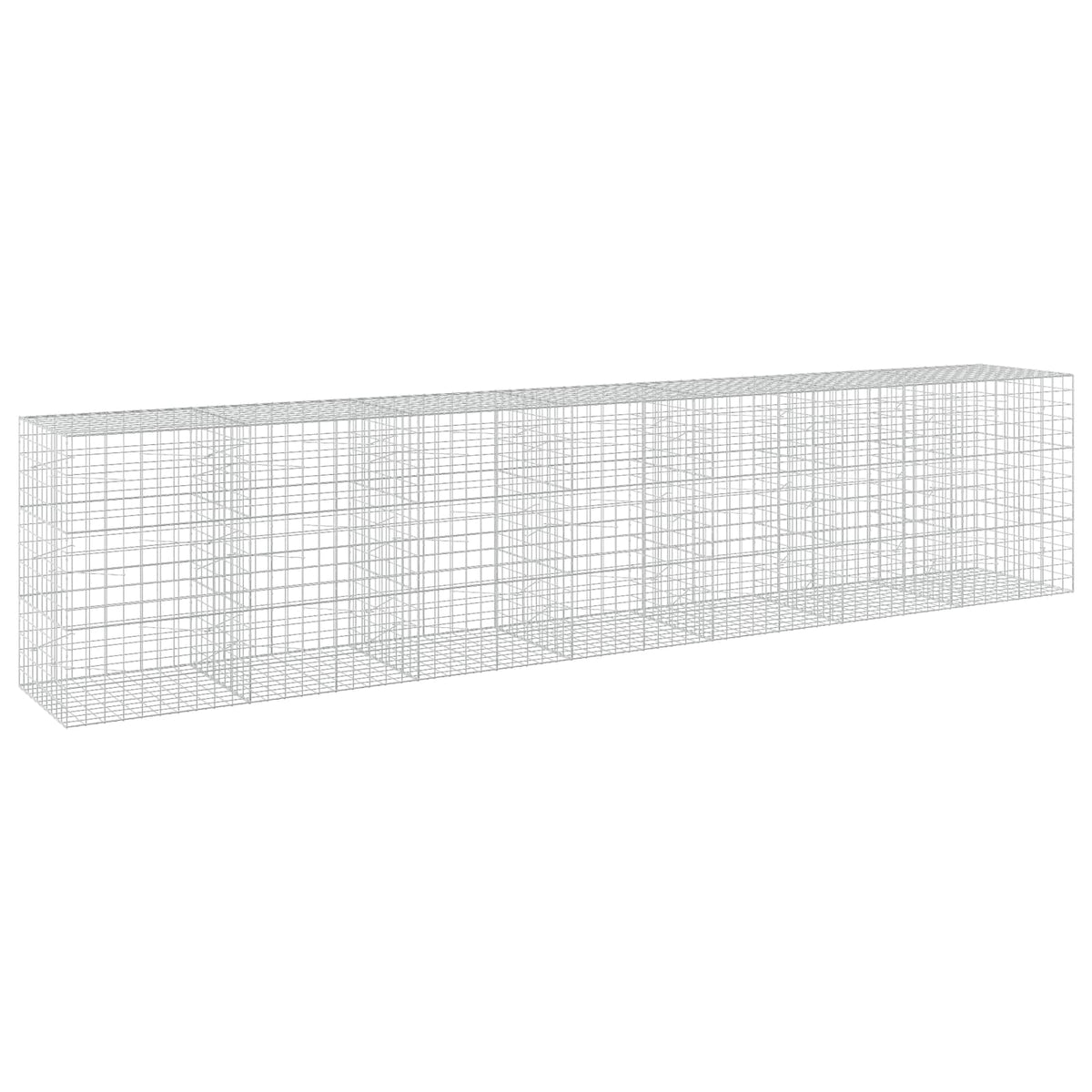 Gabion s žicom debljine 5 mm i mrežom 10x10 cm 700x100x150 cm