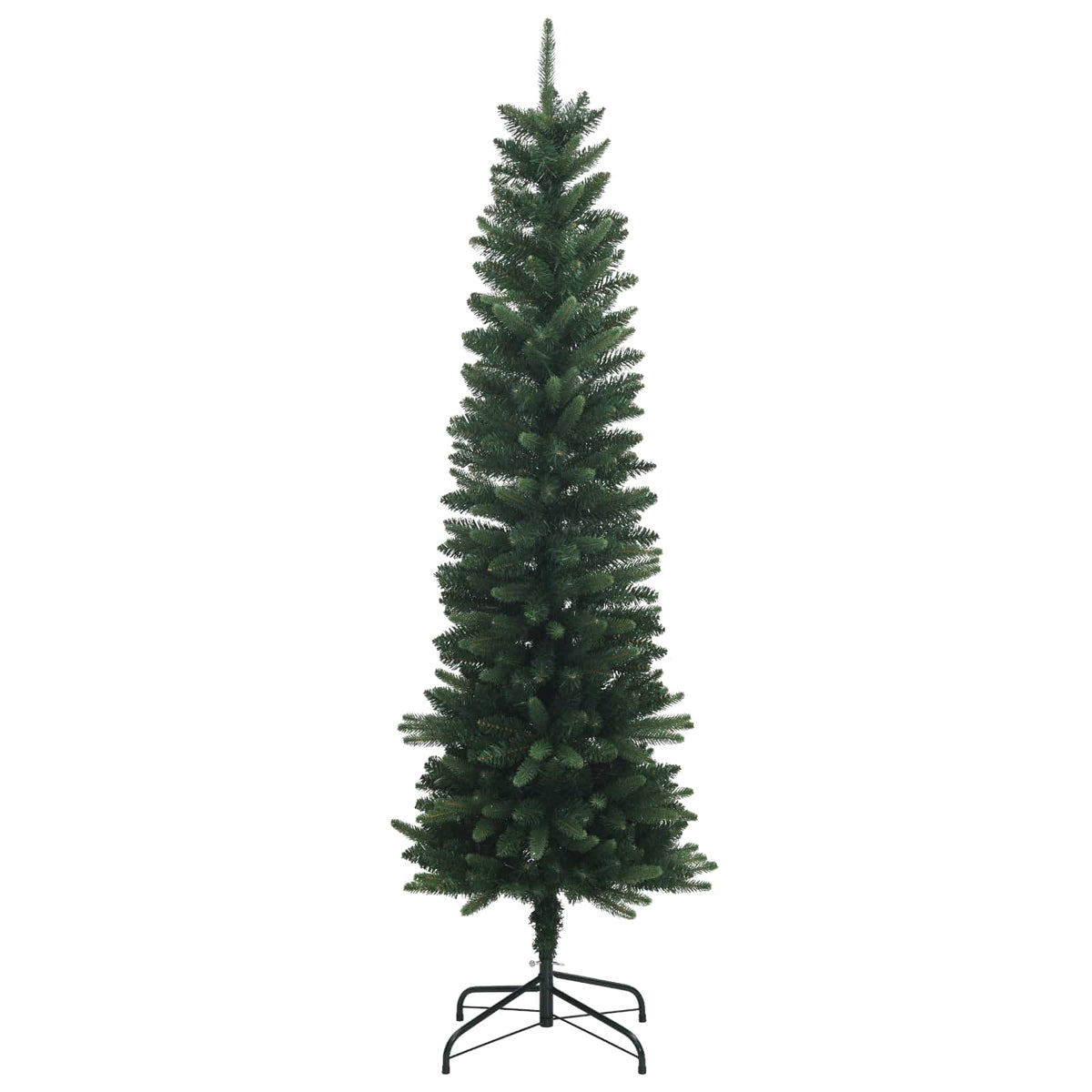 Umjetno vitko božićno drvce 150 cm 150 LED lampica Topla bijela
