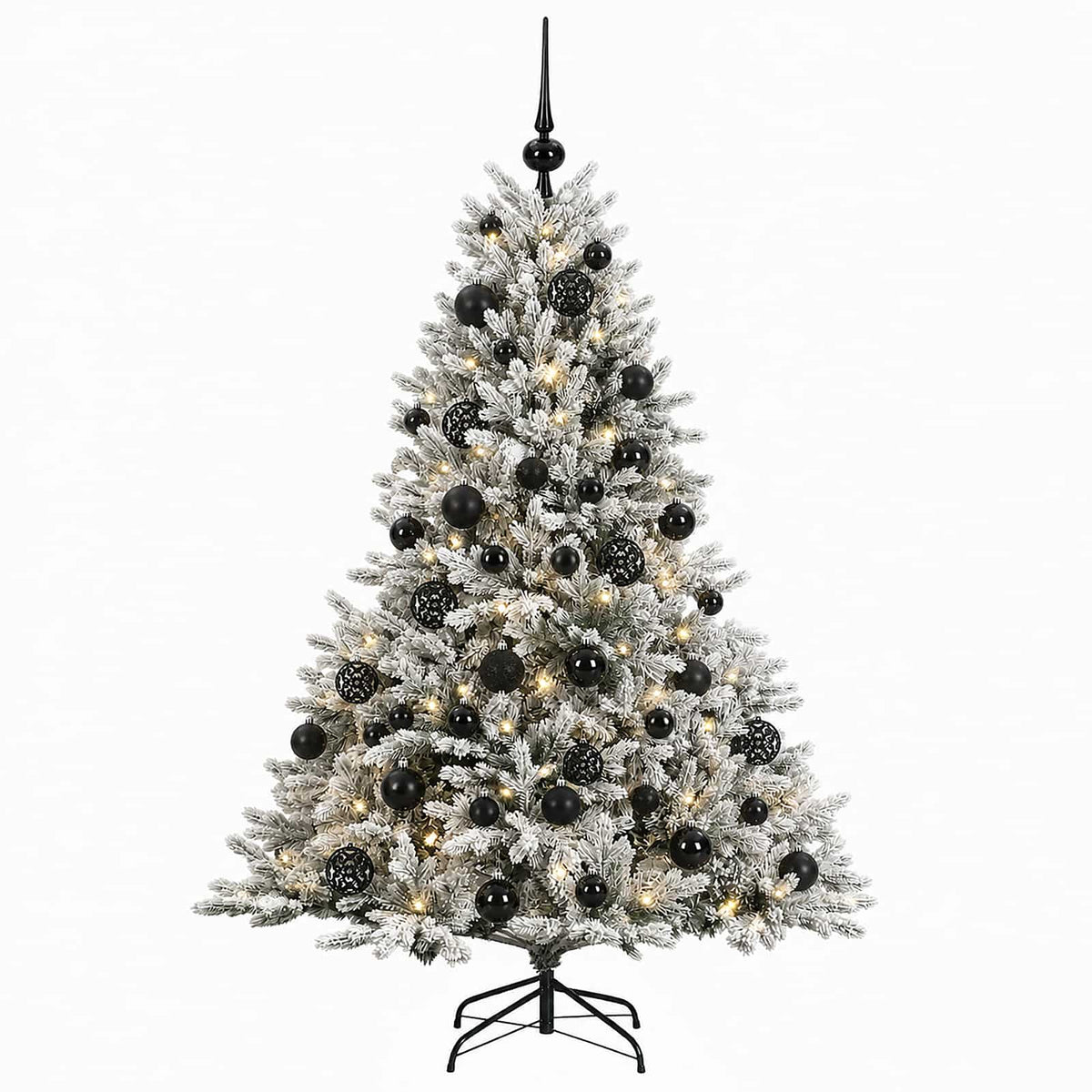 Umjetno božićno drvce s kuglicom 120 cm 150 LED lampica