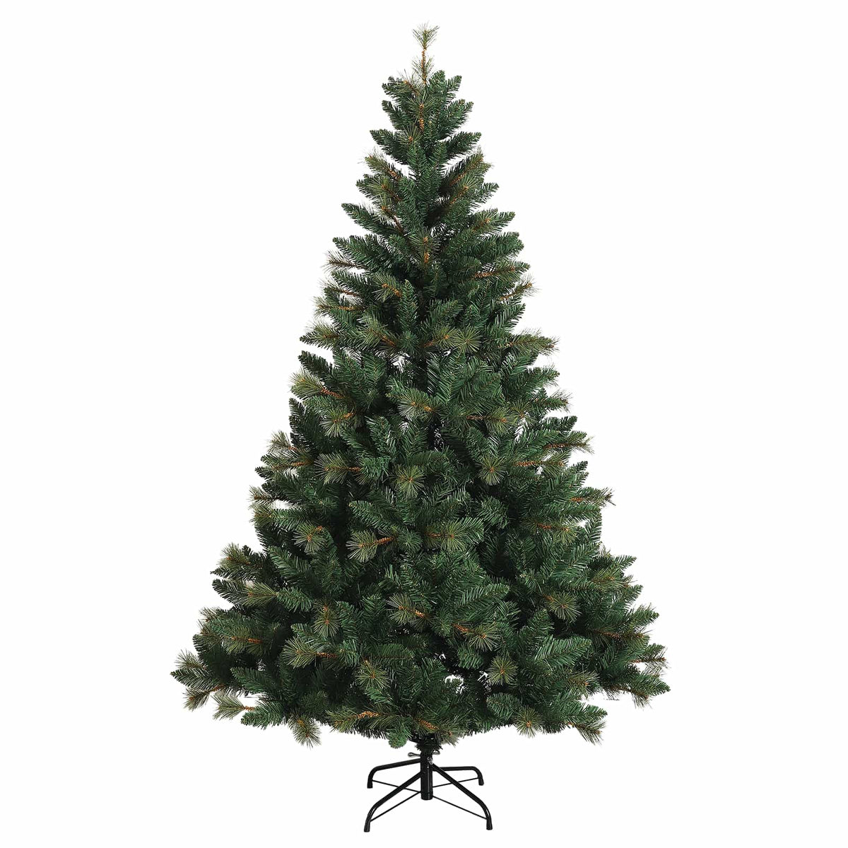 Umjetno božićno drvce s kuglicama 150 cm 150 LED lampica