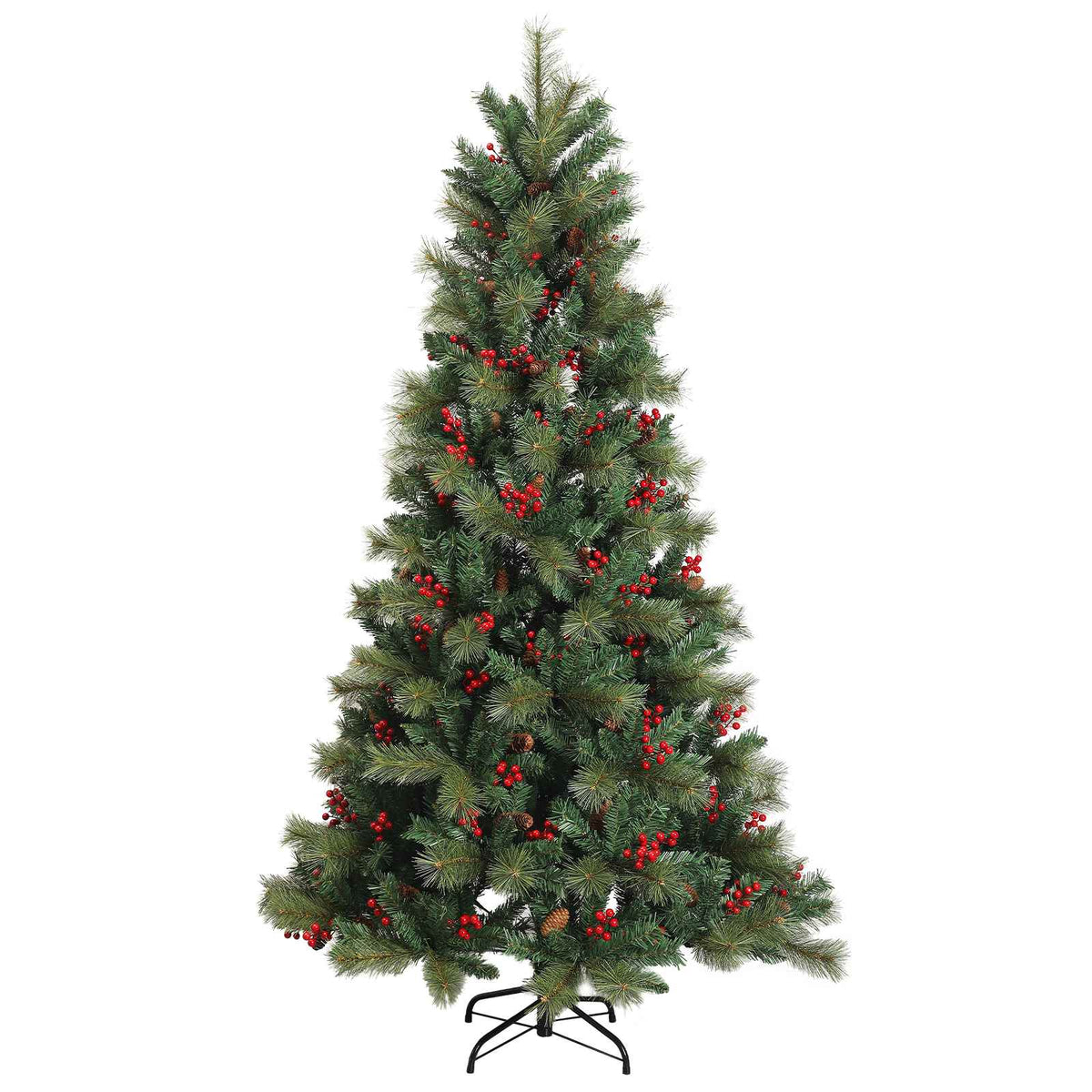 Umjetno božićno drvce s kuglicom 150 cm 150 LED lampica