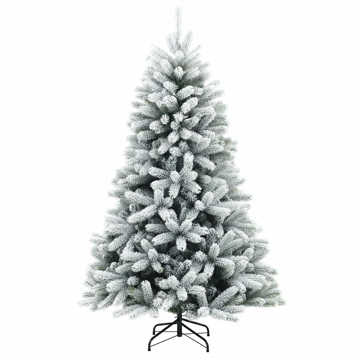 Umjetno božićno drvce s kuglicama 120 cm 150 LED lampica