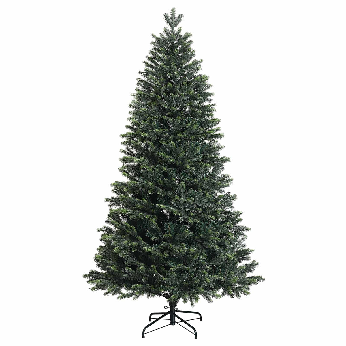 Umjetno božićno drvce s kuglicama 120 cm 150 LED lampica