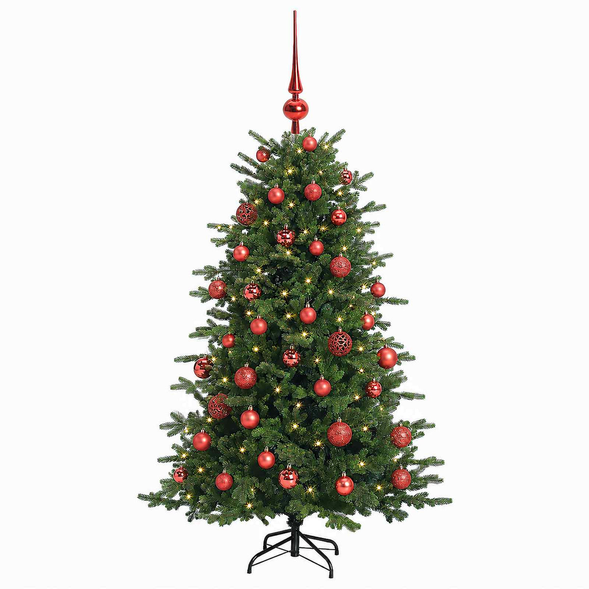 Umjetno božićno drvce s kuglicom 150 cm 150 LED lampica
