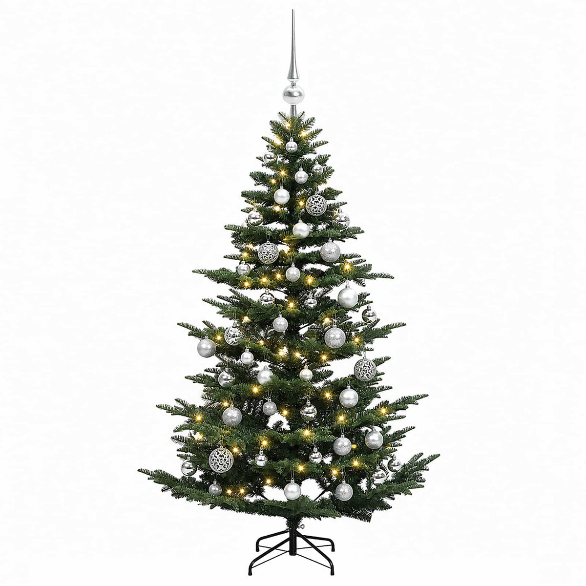 Umjetno božićno drvce s kuglicom 150 cm 150 LED lampica