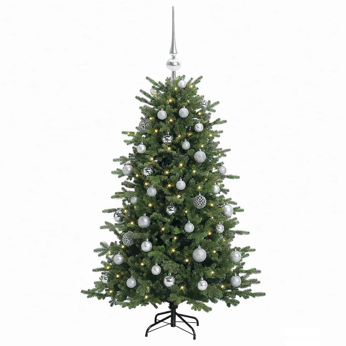Umjetno božićno drvce s kuglicom 150 cm 150 LED lampica