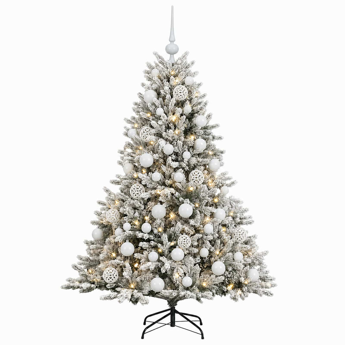 Umjetno božićno drvce s kuglicom 120 cm 150 LED lampica