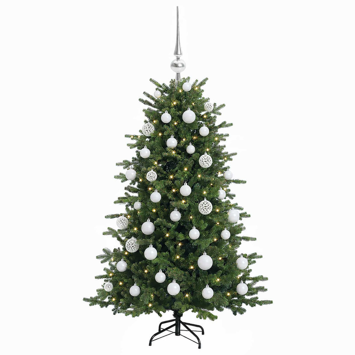 Umjetno božićno drvce s kuglicom 150 cm 150 LED lampica