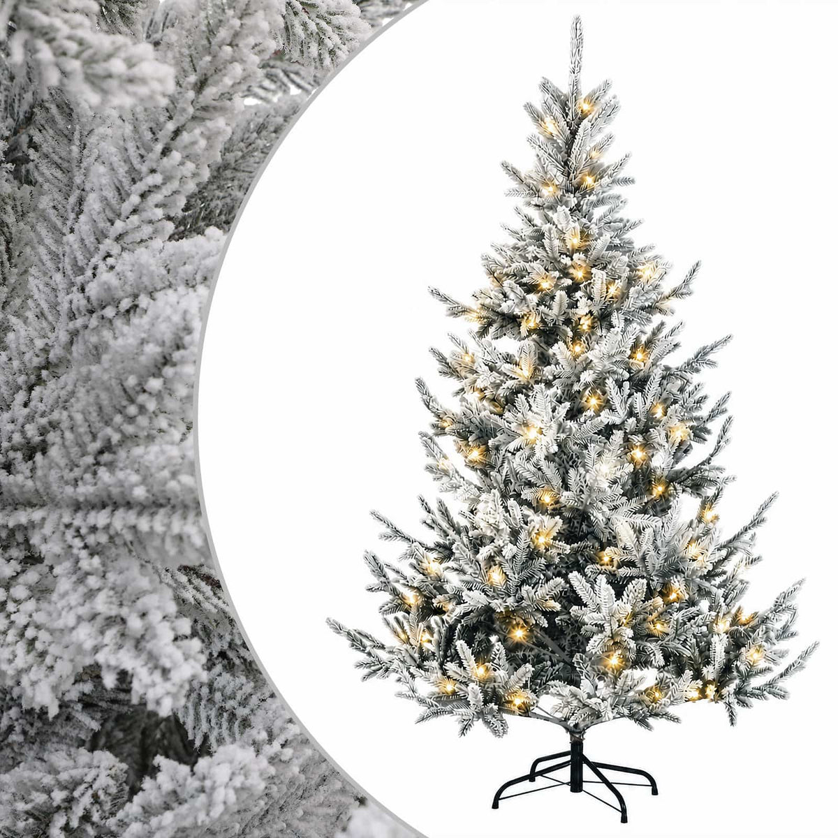 Umjetno božićno drvce s nogom 240 cm 300 LED lampica