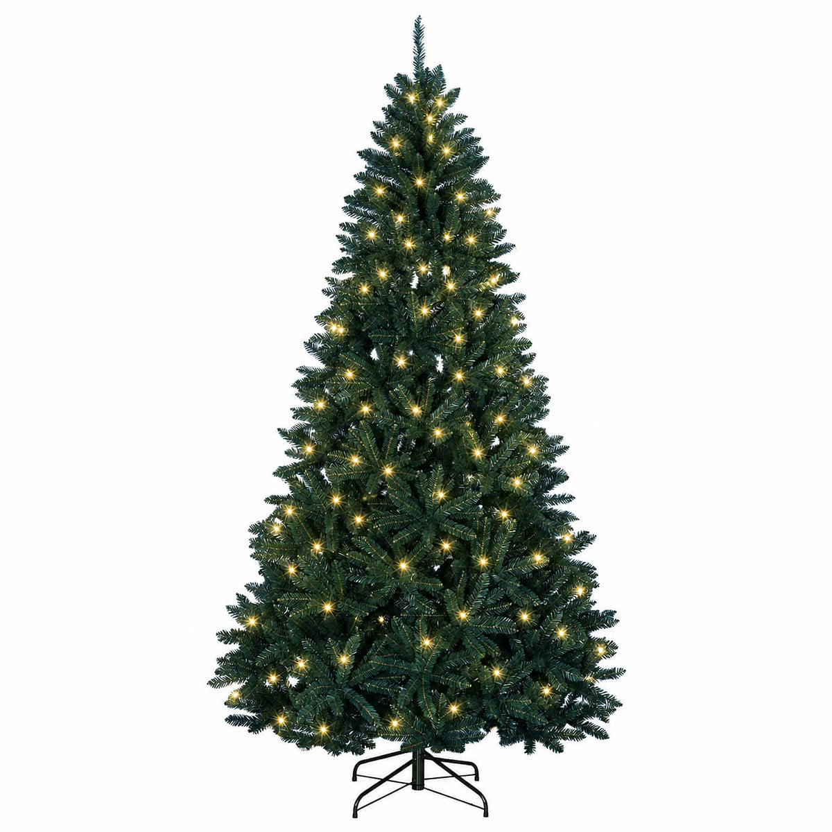 Umjetno božićno drvce s nogom 210 cm 300 LED lampica