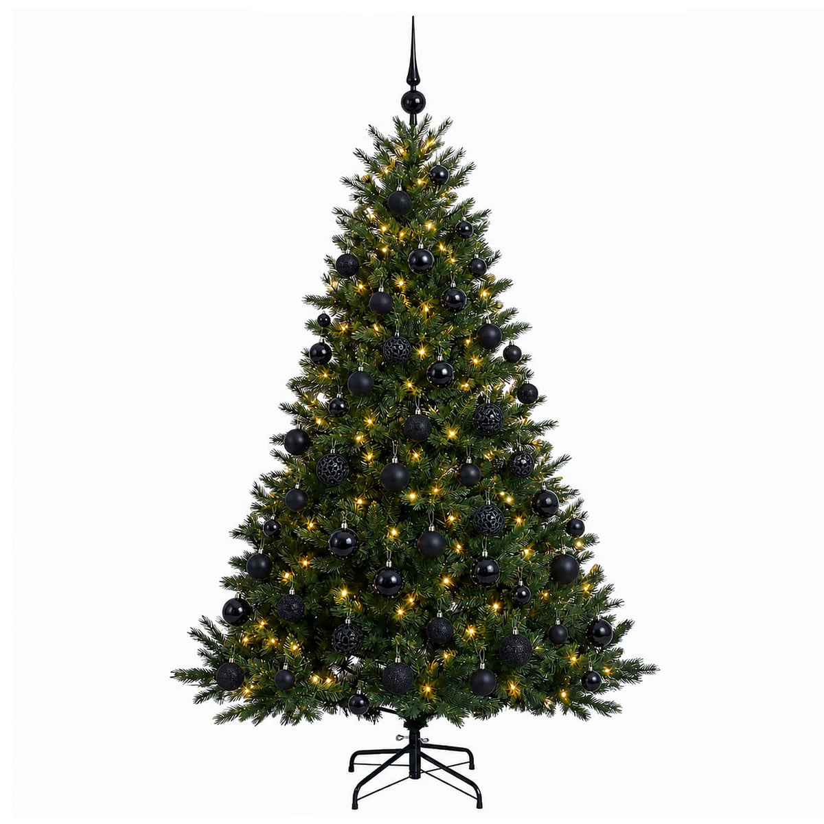 Umjetno božićno drvce s kuglicom 180 cm 300 LED lampica