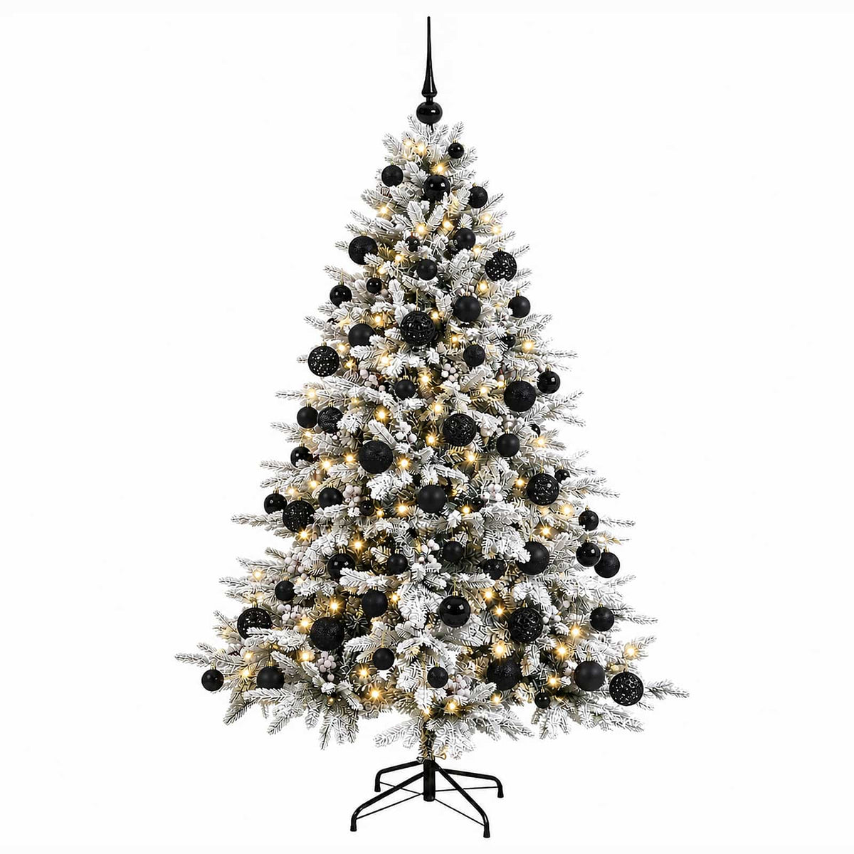 Umjetno božićno drvce s kuglicom 210 cm 300 LED lampica