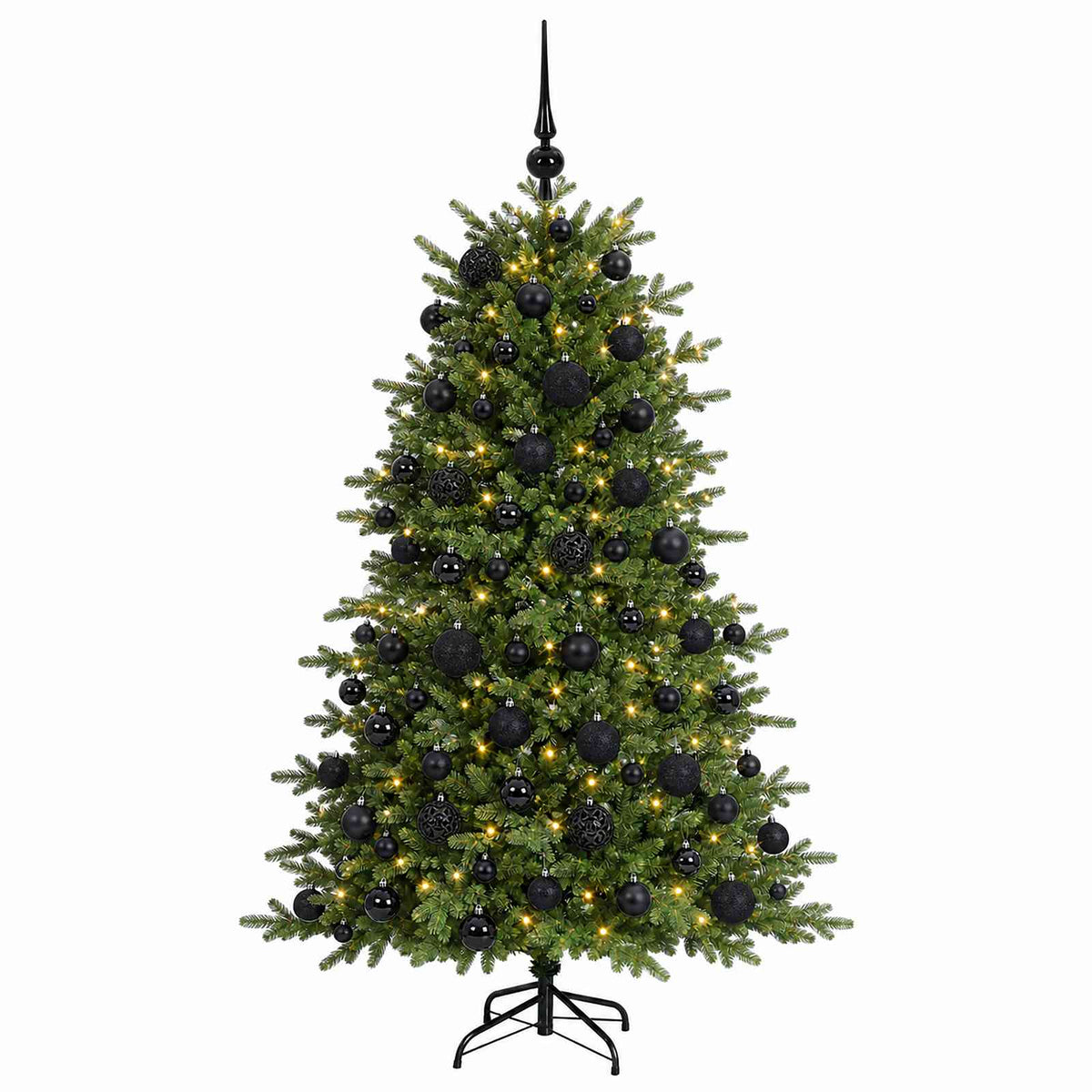 Umjetno božićno drvce s kuglicom 180 cm 300 LED lampica