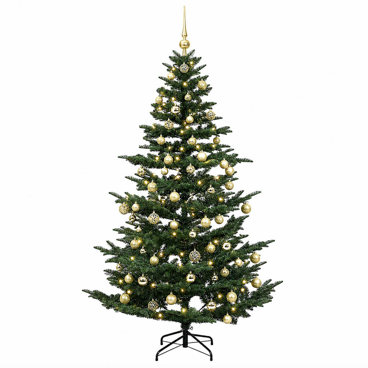 Umjetno božićno drvce s kuglicom 240 cm 300 LED lampica