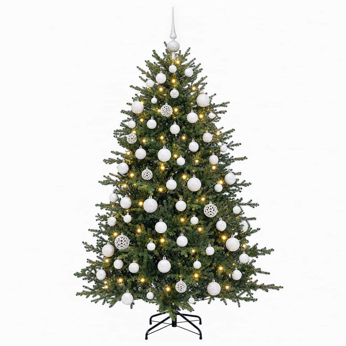 Umjetno božićno drvce s kuglicom 240 cm 300 LED lampica