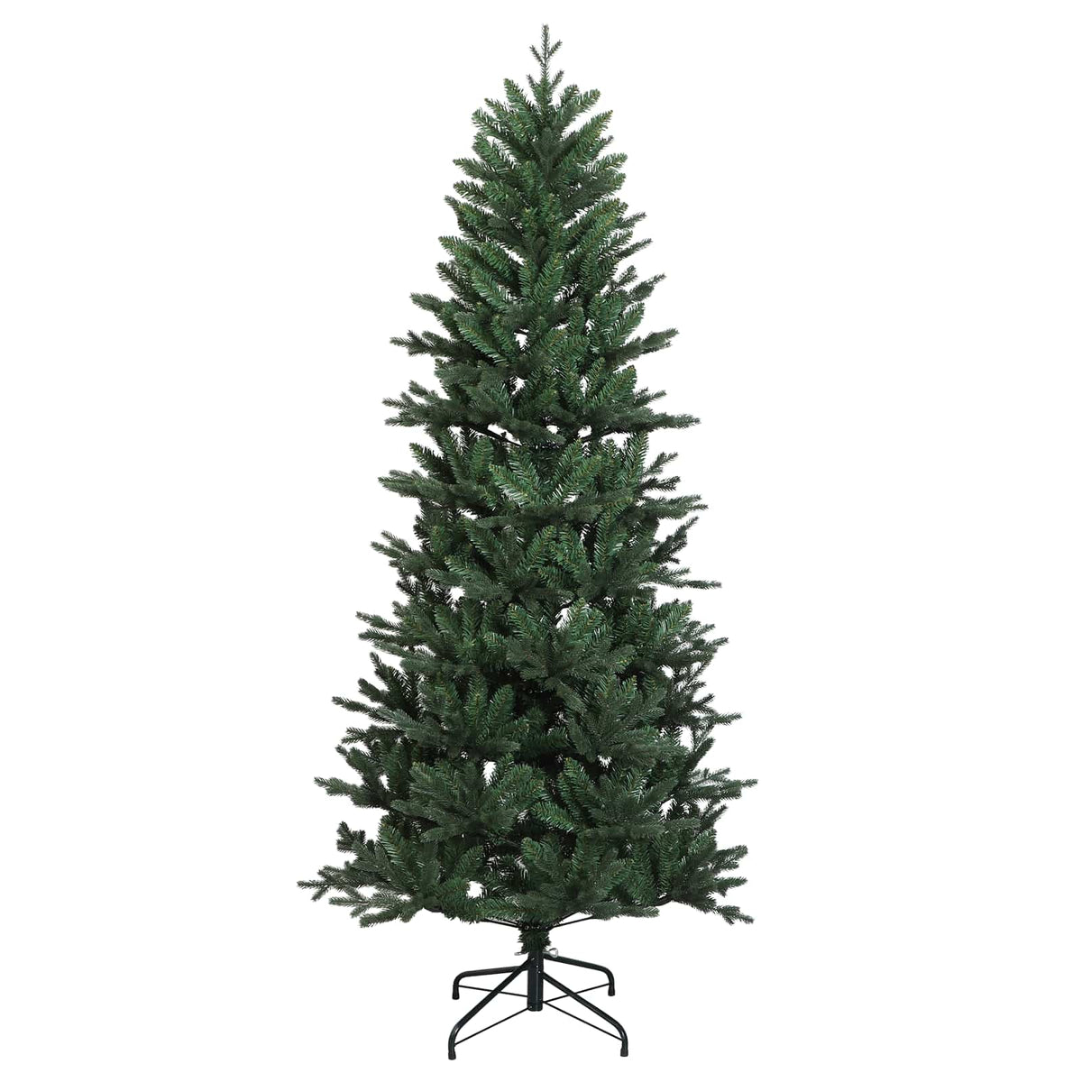 Umjetno božićno drvce s nogom 240 cm PVC i PE Zelena