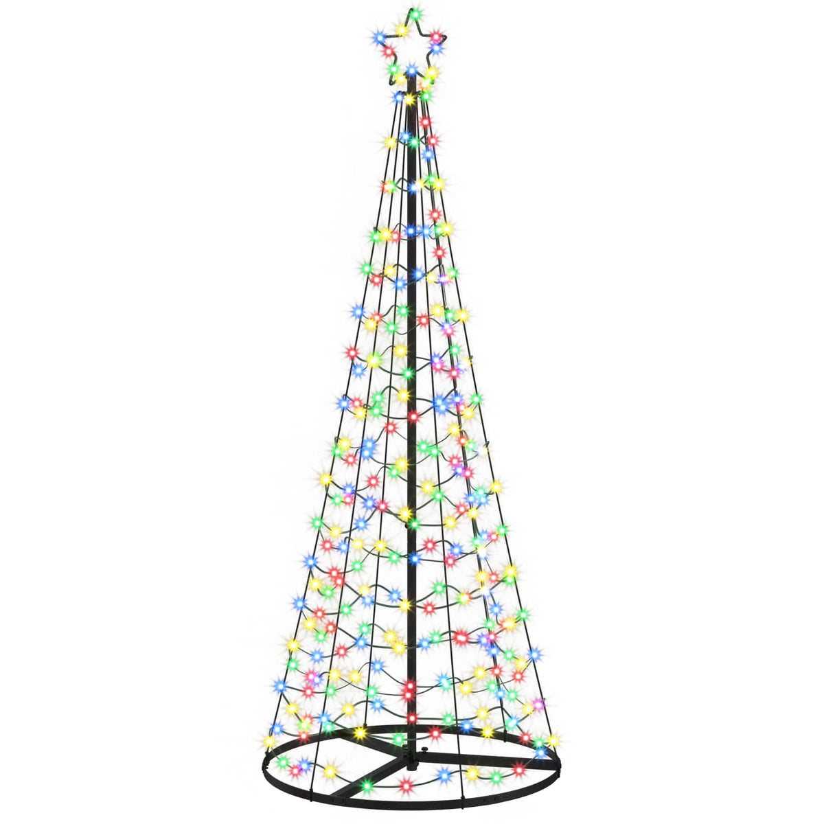 LED spiralno božićno drvce s postoljem EKENAS 180 cm