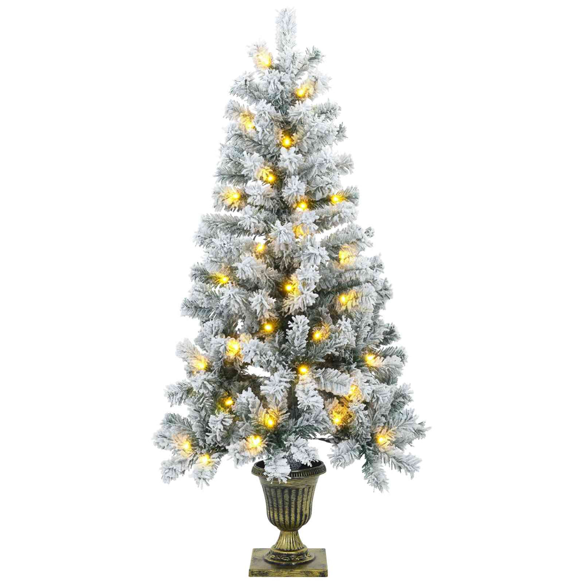 Set mini božićnih drvaca 120 cm 275 LED lampica Topla bijela