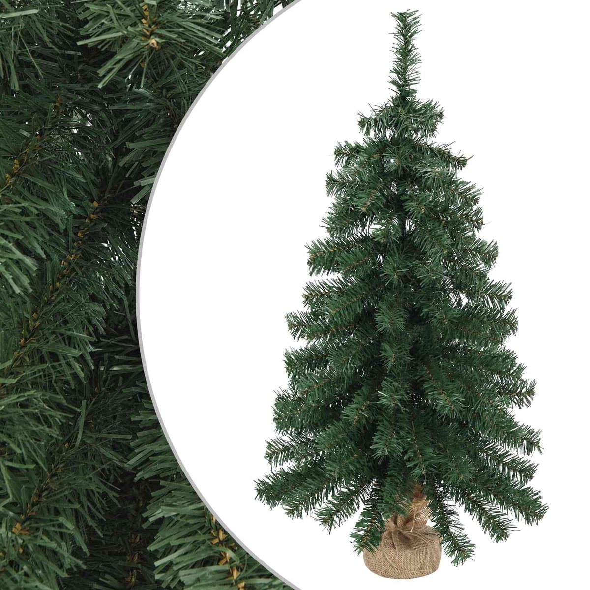 Mini božićno drvce 90 cm PVC Zelena