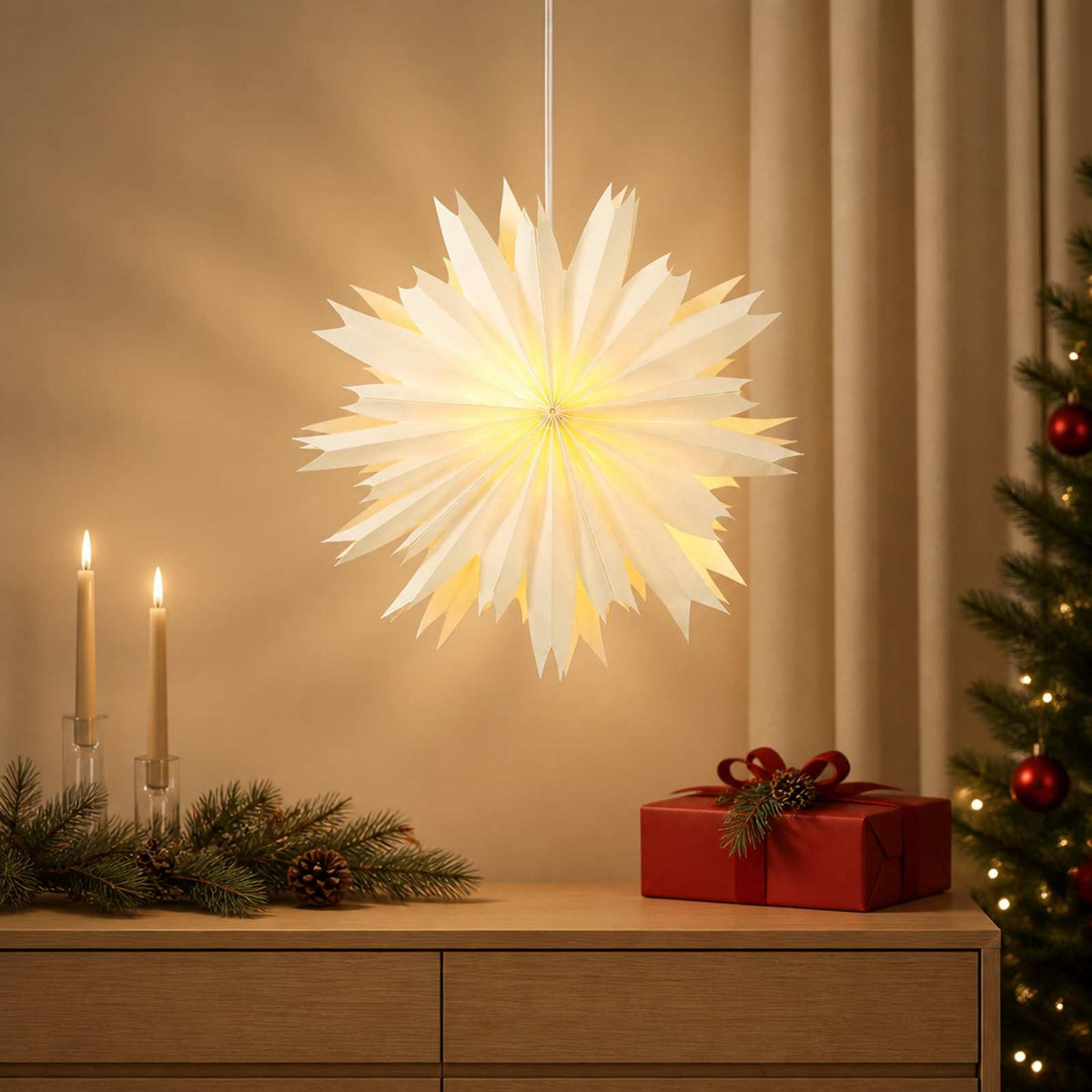 Božićna rasvjeta RAAHE 10 LED lampica Topla bijela